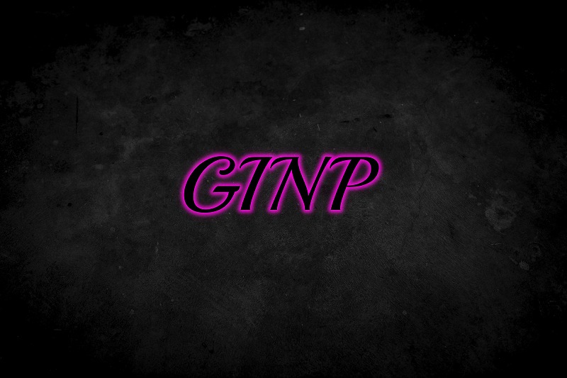 GIMPで光彩　ピンク